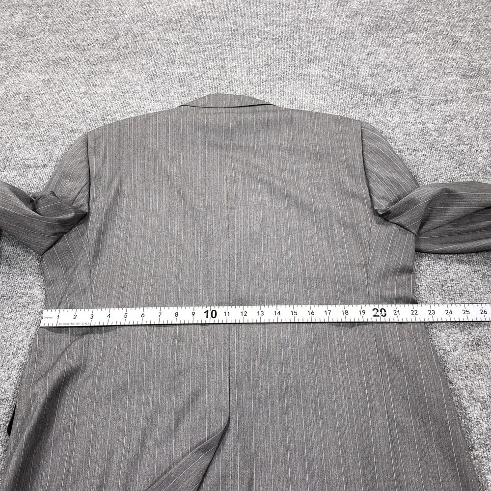 Cremieux Loro Piana Suit Jacket Mens 46 Gray Wool Blazer Single-Breasted‎